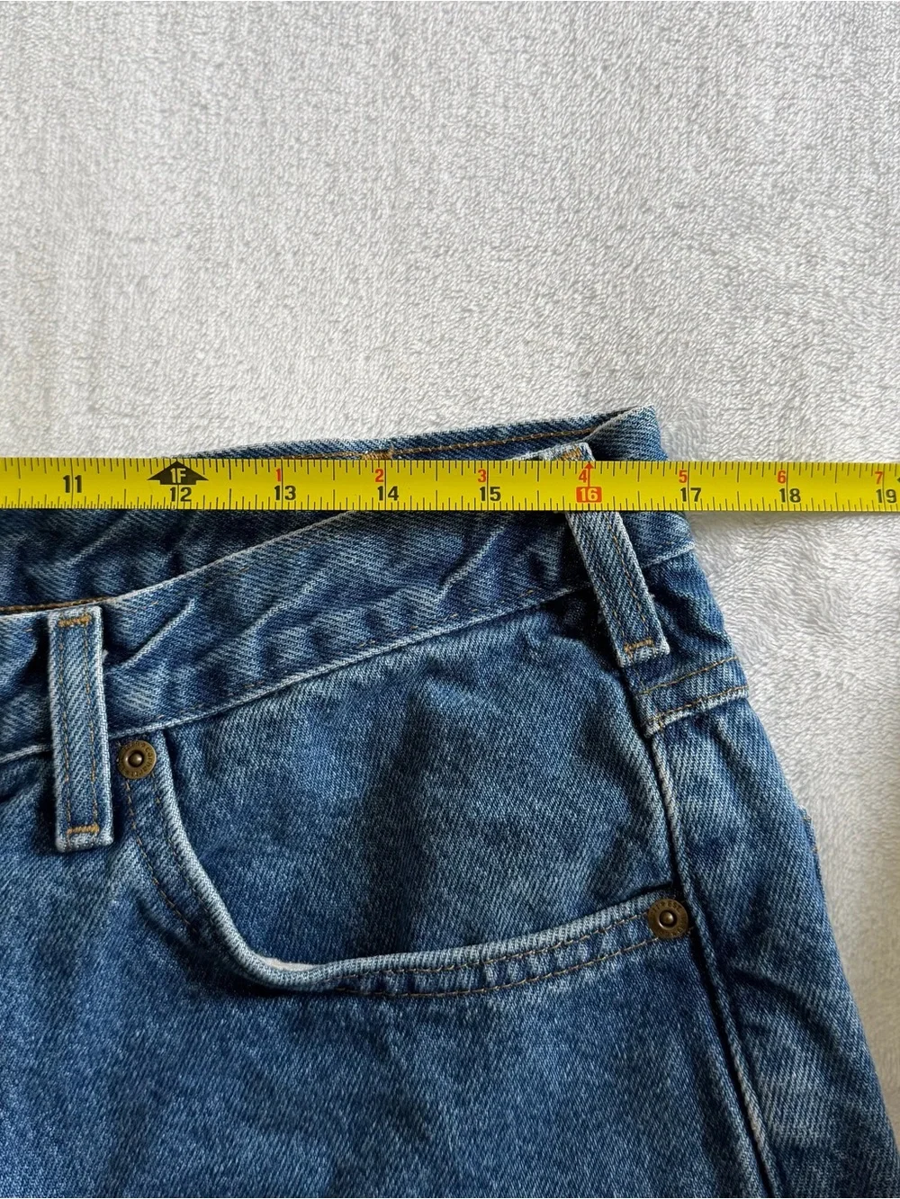 Carhartt Blue Flannel Lined Jeans Men's 36x36 High Rise Straight Workwear Warm